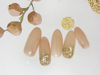 ネイルライフ(NailLife)/ミラーアートネイル