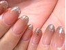 【hand】美爪ジェルカラー＋ラメアート