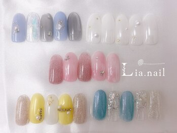 リアネイル(Lia.nail)/ニュアンス定額デザイン20種類