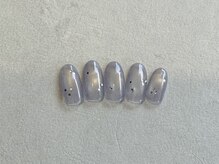 latte.nail【ラテネイル】[富山ネイル/ワンカラー/マグネット/フィルイン/長さだし]/定額デザイン　A