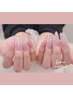 【長さ出し】チップスカルプ＋美フォルムワンカラー￥8580