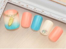 ネイルズガッシュ 武蔵小山店(NAILsGUSH)/＊ボヘミアンフェザー＊