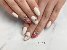 ネイルアトリエルカ(nail atelier LUCA)/M-61大人可愛いクリスマスネイル