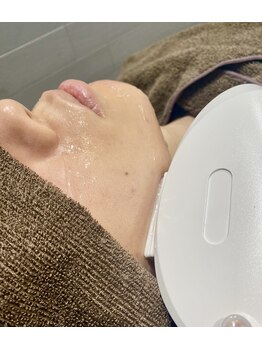 アース オーセンティック 立川店(EARTH Authentic)/【men'sヒゲ脱毛施術風景】