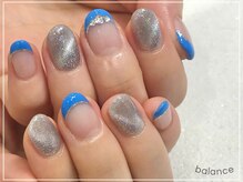 バランス 泉中央店(balance)/涼しげ寒色フレンチ×マグネット