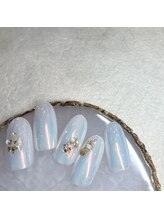 ネイルクイーン(Nail Queen)/オーロラネイル¥7900♪