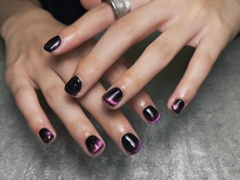 オムネイル 渋谷(HOMME NAIL)/マグネットネイル ¥6.600