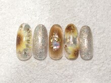 リノ ネイル(Rino nail)/６月新作 SMILE×向日葵 706a3