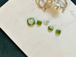 月限定　クリアハートイル♪