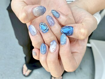 アンドシュシュネイル(&CHOU CHOU nail)/持ち込みアート
