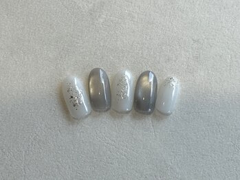 latte.nail【ラテネイル】[富山ネイル/ワンカラー/マグネット/フィルイン/長さだし]/定額デザイン　A