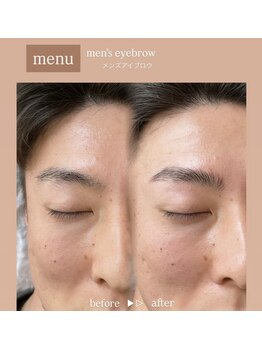 ワンス 常陸大宮(once)の写真/【メンズも大歓迎！】プロの骨格診断×眉WAXで清潔感UP◎第一印象を変える、あなただけのモテ眉を提案