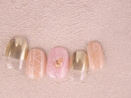 ハーフミラーネイル　￥7680
