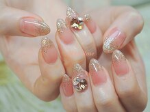 ネイルローズ(NAIL Rose)/フラッシュラメグラデーション