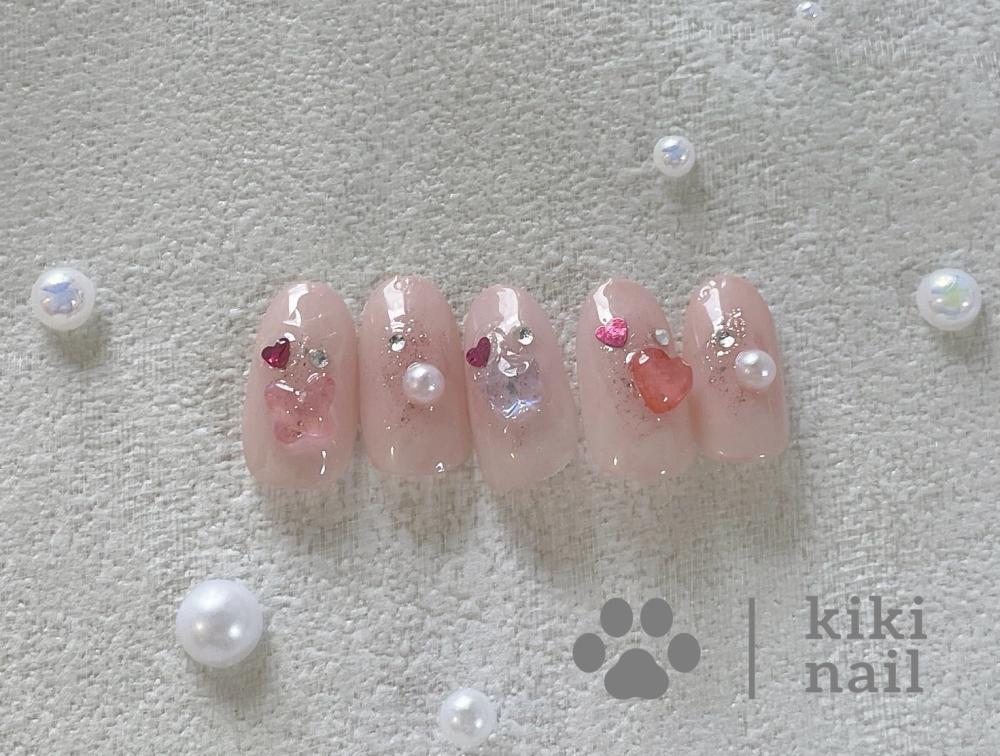 ネイル ネイルチップオーダー オーロラ ワンホンネイル 韓国 キラキラ イベント オーロラネイル＊ /ワンホンネイル/韓国ネイル/キラキラ/大人/上品