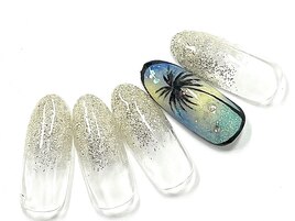 ヤシの木ネイル