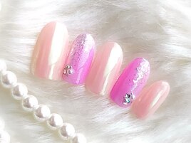 オーロラミラーネイル☆