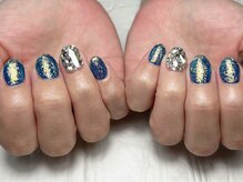 ブリスフルハピネス(Blissful happiness)/ギラギラブルーネイル