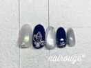 人気のパールパウダーネイル♪