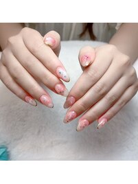 ミラーフレンチにニュアンス