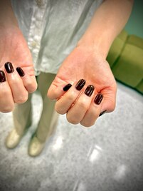 秋★マロンブラウンワンカラー