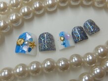 ネイルサロンミキ 横浜(MIKI)/シェルフットネイル ヒトデ 貝殻