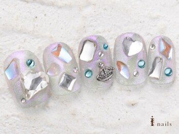 アイネイルズ 横浜WEST店(I-nails)/ストーンビジュー11500円