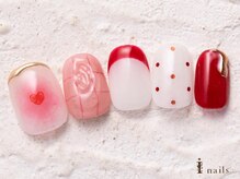 アイネイルズ 横浜WEST店(I-nails)/ガーリーフレンチ9980円