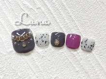 ネイルアンドまつ毛エクステ ルーナ イオンモール東久留米店/フット定額10500円