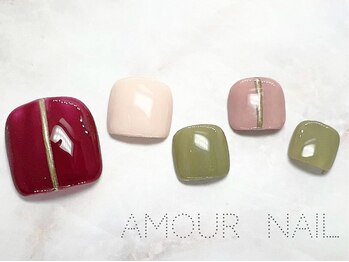 アムールラッシュ 新宿店(Amour lash)/フット シンプルデザインコース