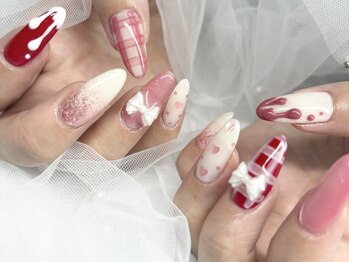 ピンクネイル