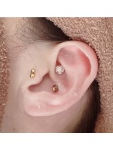 アズ(AZU702)/耳ツボジュエリー片方5粒