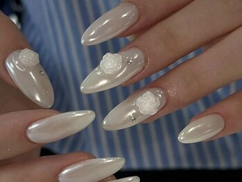 ベルネイル 池袋(Belle Nail)/可愛～いオーロラ/ミラーネイル