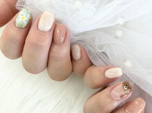 ディーネイル 池袋(D-nail)/【森】お花×クマネイル