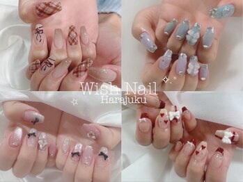 ウィッシュネイル 原宿店(Wish Nail)の写真/大人気！ワンホン・韓国系アートはもちろん、トレンドネイルはお任せください！
