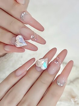 ワンダー(WONDER)の写真/すらりと伸びた美しい指先に♪自爪の形や爪トラブルにとらわれず高い技術とデザイン性で理想を叶える☆