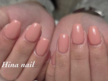 ヒナネイル 心斎橋(Hina nail)/桃色ワンカラー