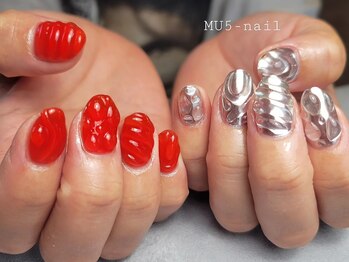 エムユーファイブネイル(MU5-nail)/【ジェル】オーダーコース