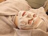 【フェイシャル】眉毛似合わせ診断+WAX +毛量調整+肌質改善スペシャルセット