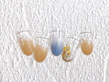 春のお花ネイル