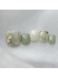 foot＊親指デザインネイル