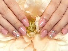アイリッシュネイル 久屋大通店(Irish Nail)/ストーンピンクネイル