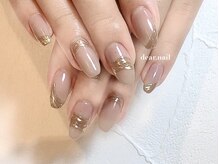 ディアネイル(dear.nail)/ニュアンスミラーネイル★