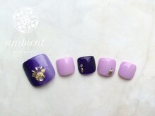 ネイルスタジオ アンビエント 表町店(Nail Studio ambient)/パープル グラデ