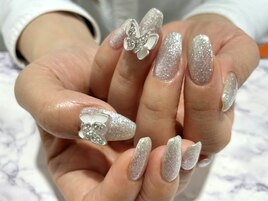 蝶々パーツネイル♪