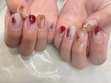 アース コアフュールボーテ 熊谷店(EARTH coiffure beaute)/ ボルドーニュアンス　10000円