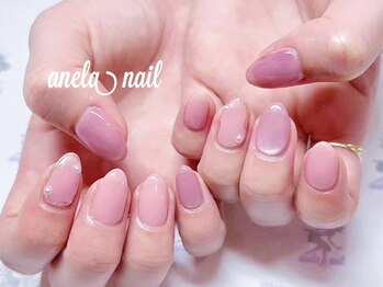 アネラネイル(anela nail)の写真/16種類のサンプルから選べるシンプルネイル¥6780(オフ込)！ナチュラルカラーと控えめアートで上品に♪