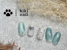 キキネイル 溝の口(kikinail)/7.8月定額A/リボンネイル