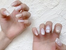 コーシェリ(koselig)/ホワイトオーロラネイル