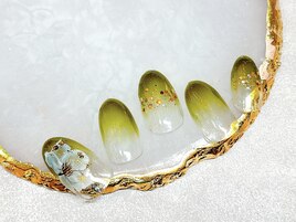 秋フラワーネイル